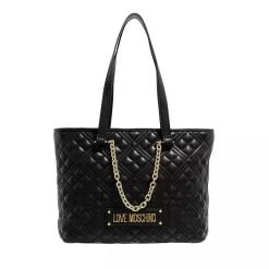 LOVE MOSCHINO Borsa Quilted Pu Nero Tote
