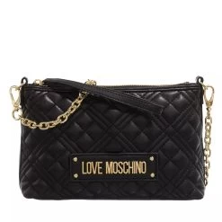 LOVE MOSCHINO Borsa Quilted Pu Nero Crossbody Bag