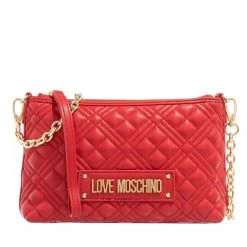 LOVE MOSCHINO Borsa Quilted Pu Rosso Pochette