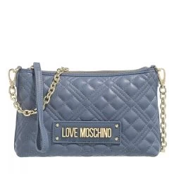 LOVE MOSCHINO Borsa Quilted Pu Denim Crossbody Bag