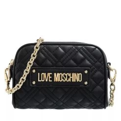 LOVE MOSCHINO Borsa Quilted Pu Nero Crossbody Bag