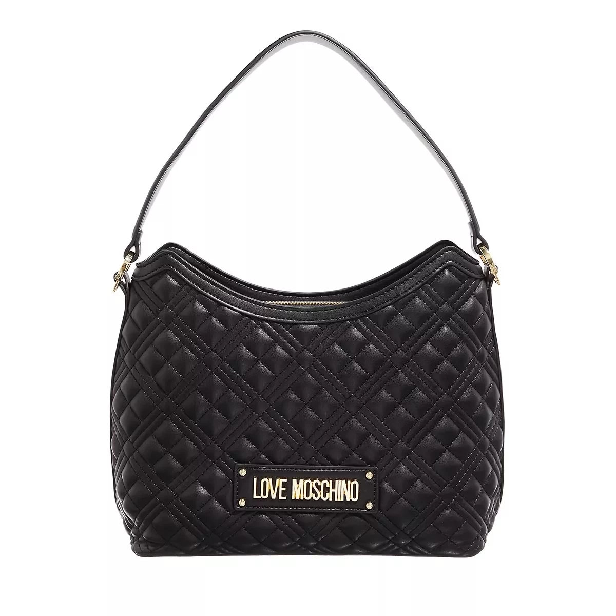 LOVE MOSCHINO Borsa Quilted Pu Nero Hobo Bag