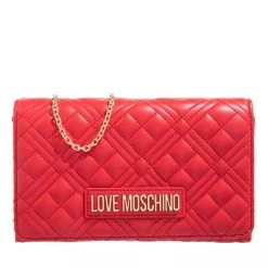 LOVE MOSCHINO Borsa Quilted Pu Rosso Crossbody Bag