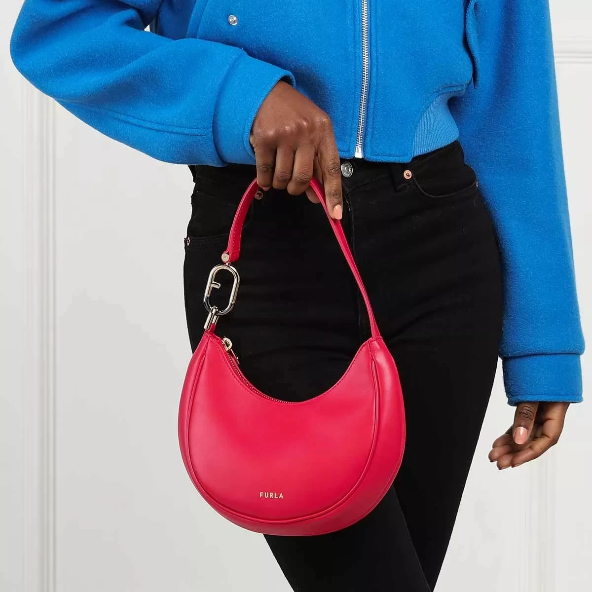 FURLA PRIMAVERA S SHOULDER BAG Juice Hobo Bag – Bild 2