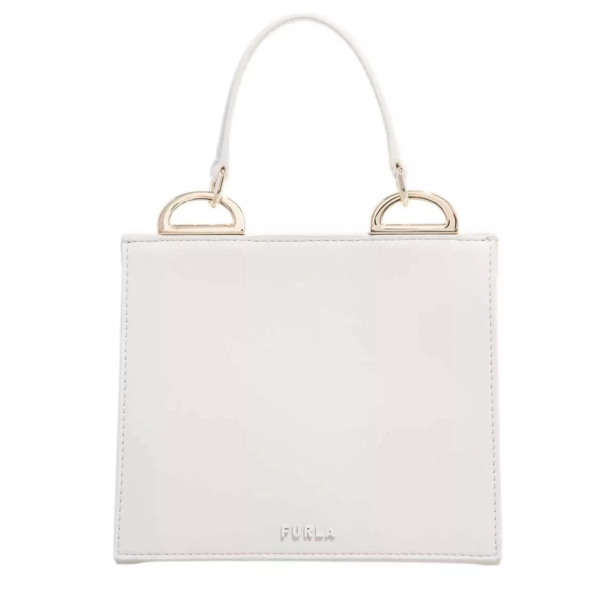 FURLA LINEA FUTURA MINI TOP HA Marshmallow Crossbody Bag