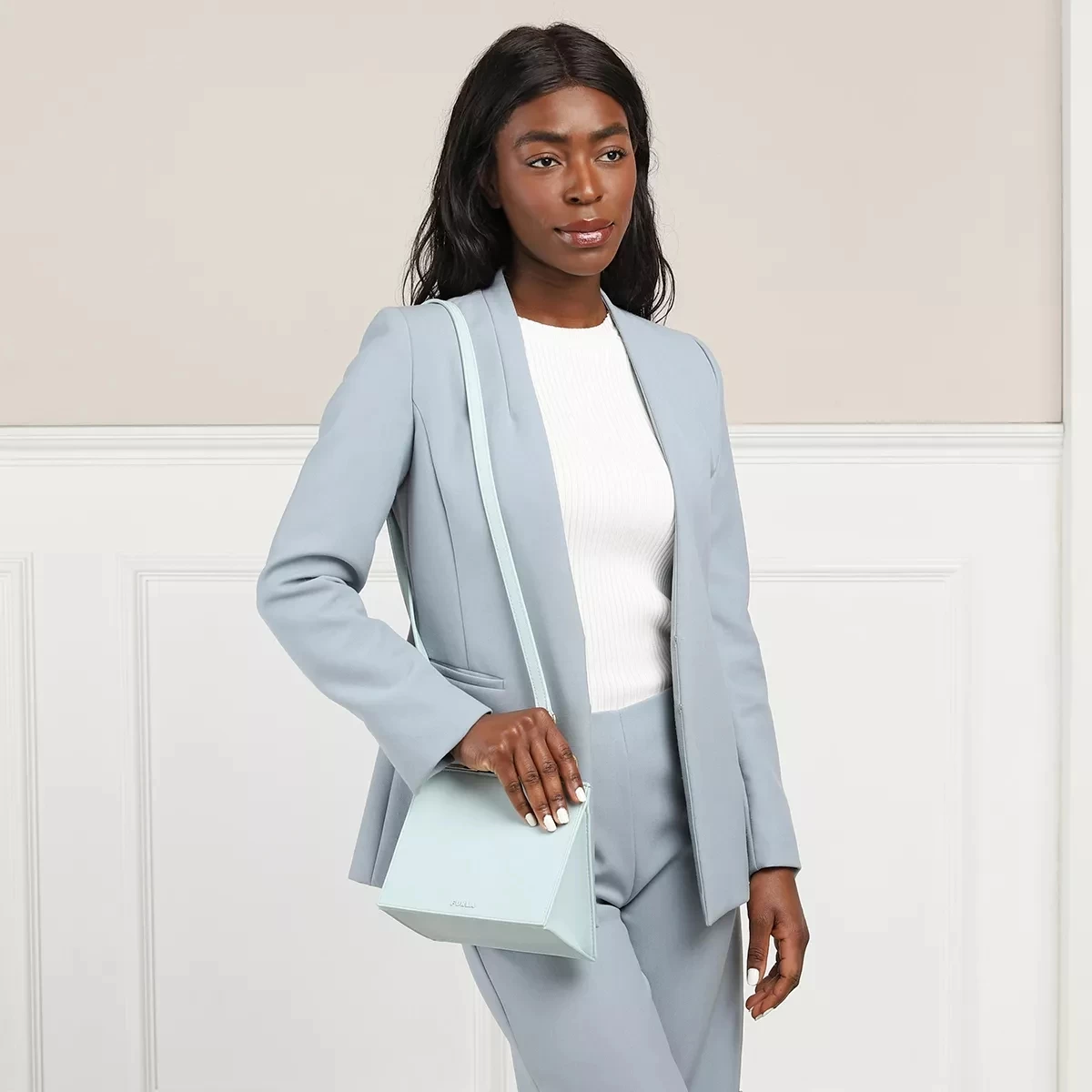 FURLA LINEA FUTURA MINI TOP HA Minty Crossbody Bag – Bild 2