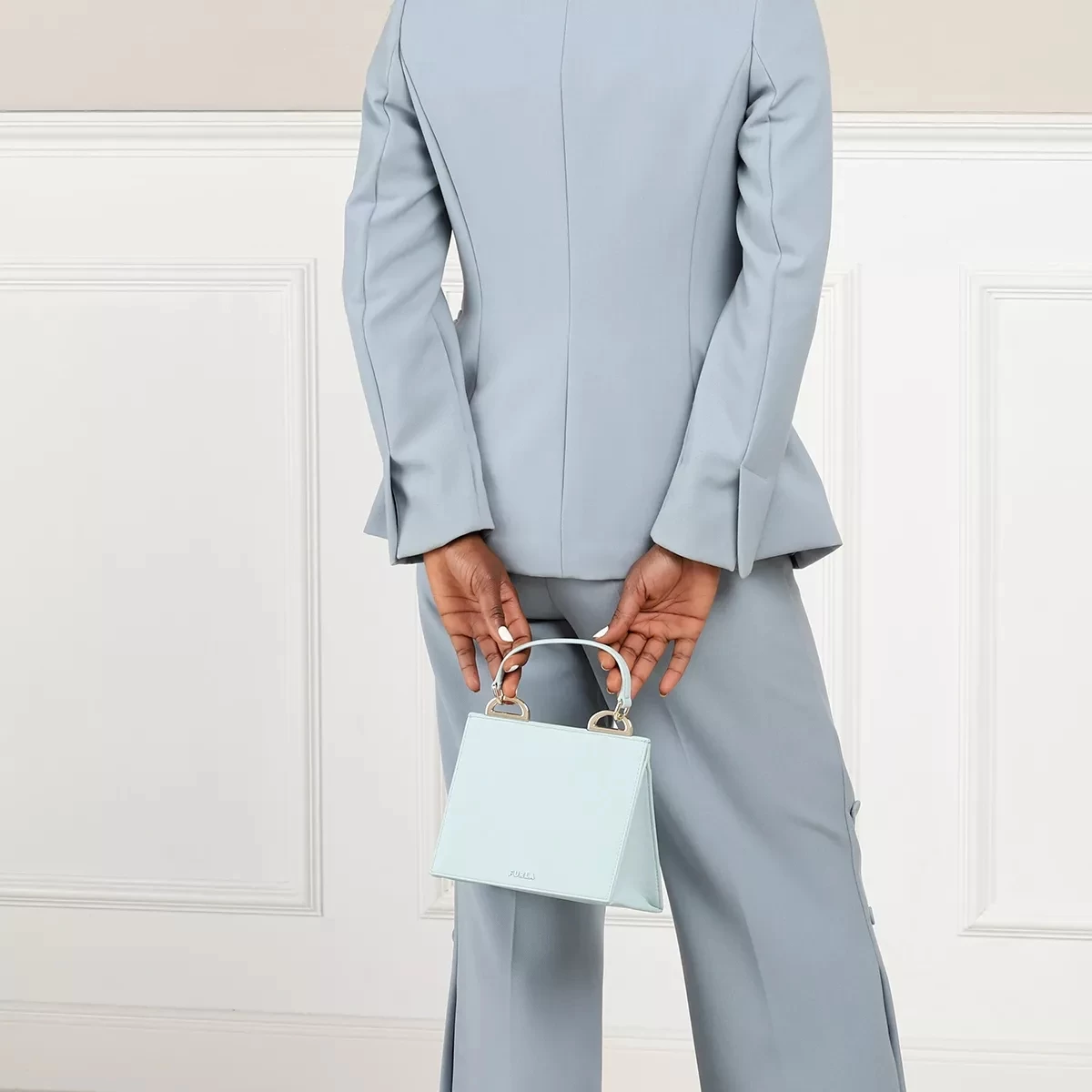 FURLA LINEA FUTURA MINI TOP HA Minty Crossbody Bag – Bild 3