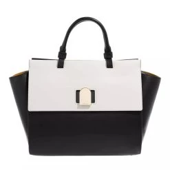 FURLA EMMA M TOTE Nero/Marshmallow Tote