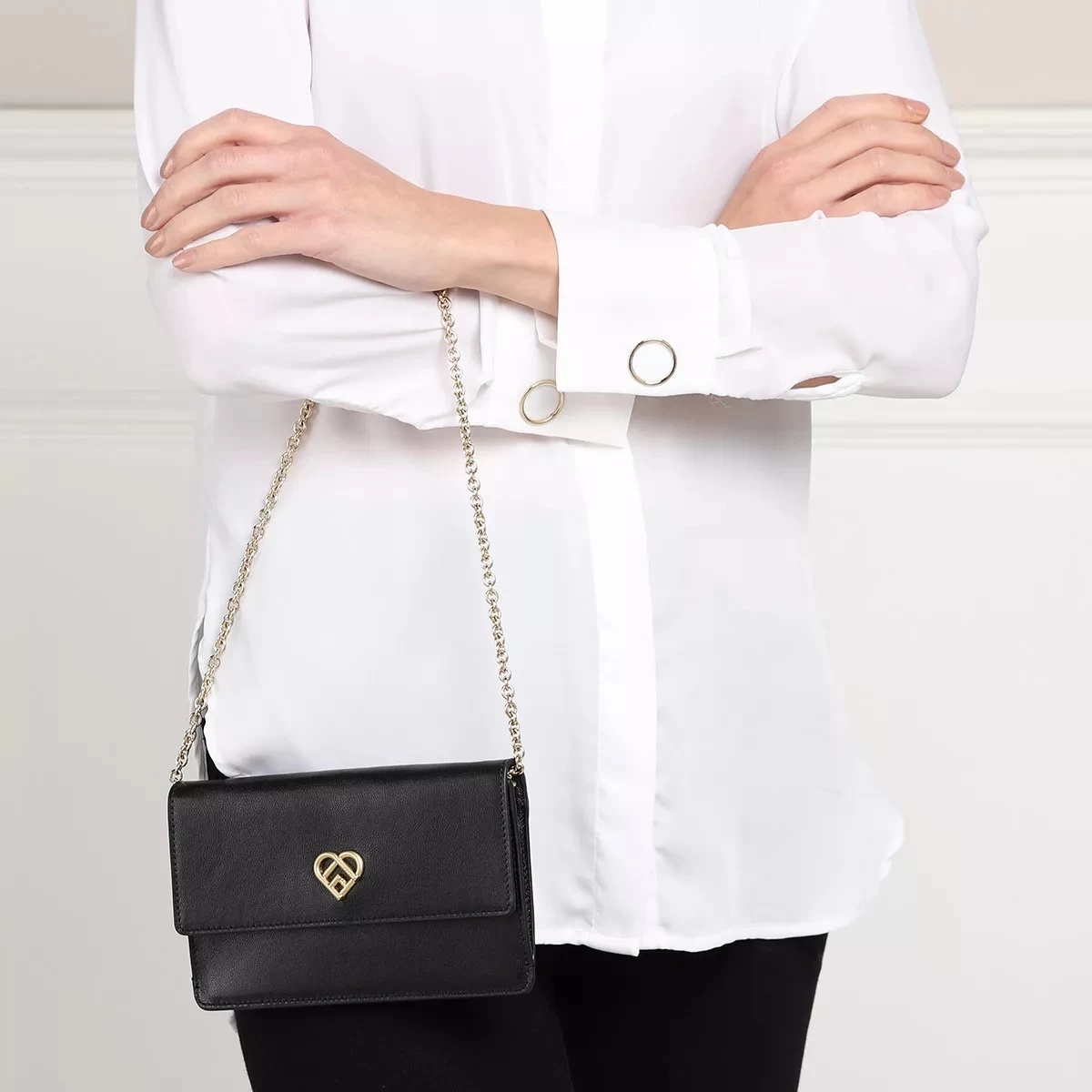 FURLA MY JOY MINI SHOULDER BAG Nero Minitasche – Bild 3