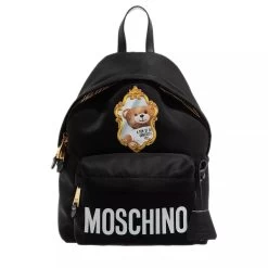 MOSCHINO Rucksack Fantasy Print Black Rucksack