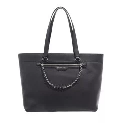 MICHAEL Michael Kors Slater Large Top-Zip Tote Black Shopper