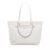 MICHAEL Michael Kors Slater Large Top-Zip Tote Optic White Tote