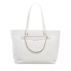MICHAEL Michael Kors Slater Large Top-Zip Tote Optic White Tote