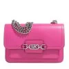 MICHAEL Michael Kors Heather Large Shoulder Cerise Crossbody Bag