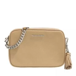 MICHAEL Michael Kors Jet Set Medium Camera Bag Camel Crossbody Bag