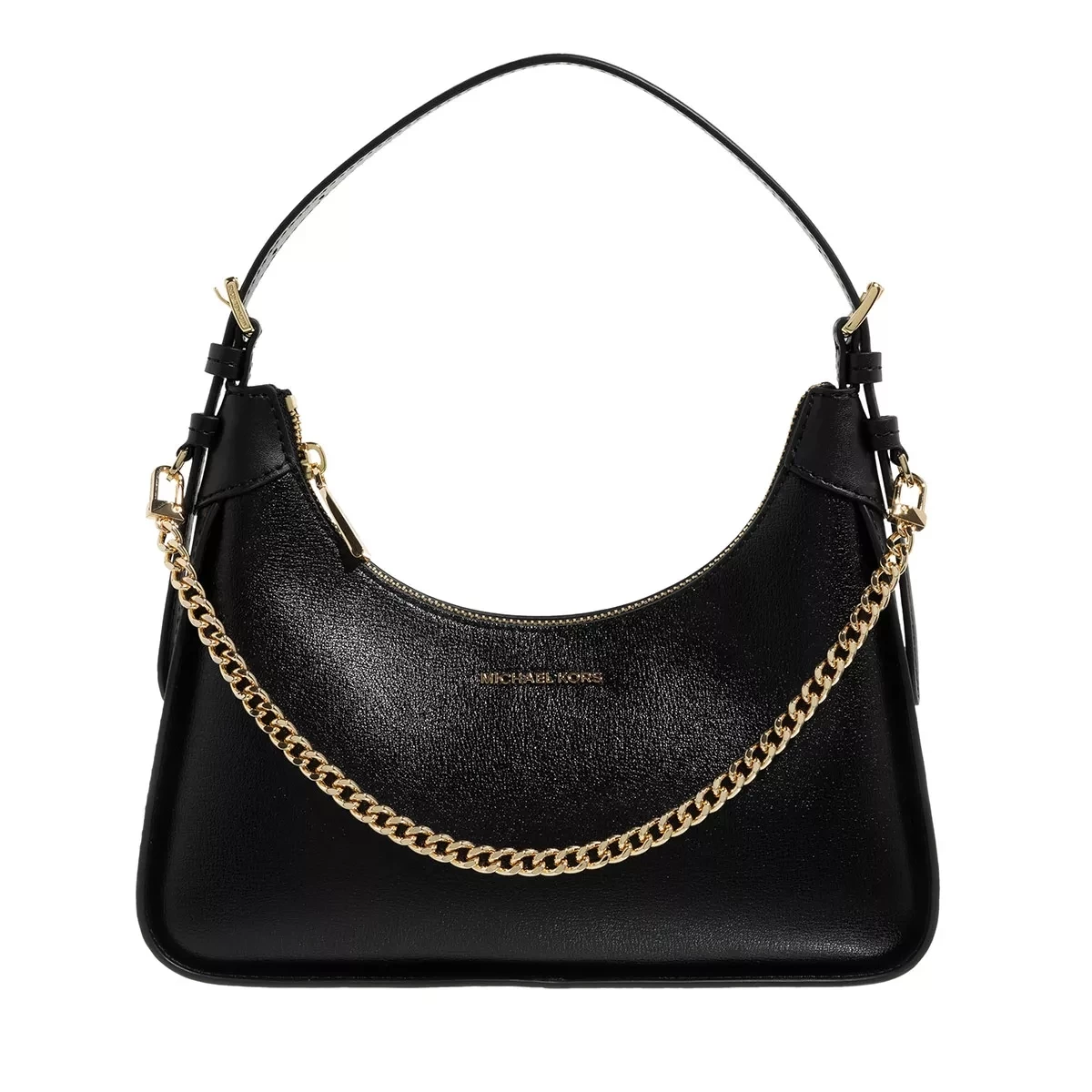 MICHAEL Michael Kors Wilma Medium Pouchette Black Hobo Bag