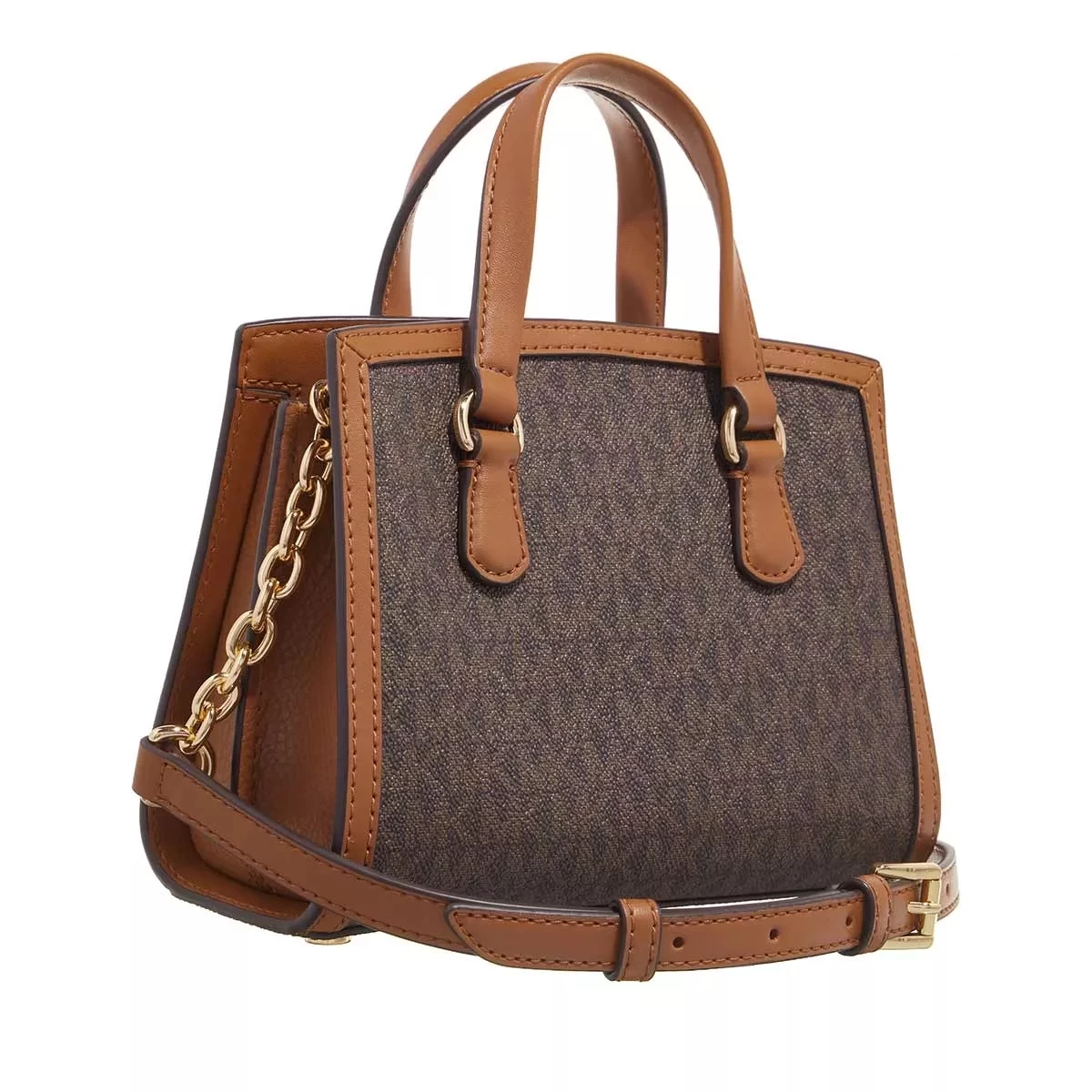 MICHAEL Michael Kors Chantal Extra Small Crossbody Brown Acorn Tote – Bild 4