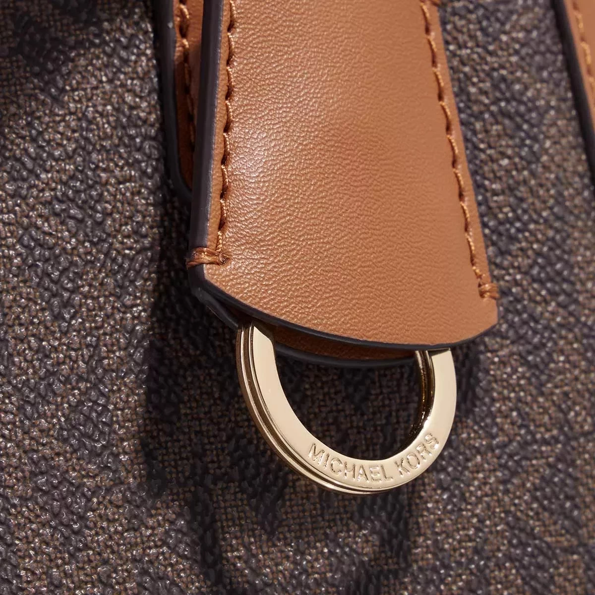 MICHAEL Michael Kors Chantal Extra Small Crossbody Brown Acorn Tote – Bild 5