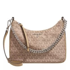 MICHAEL Michael Kors Jet Set Charm Medium Convetible Pouchette Xbody Camel Hobo Bag