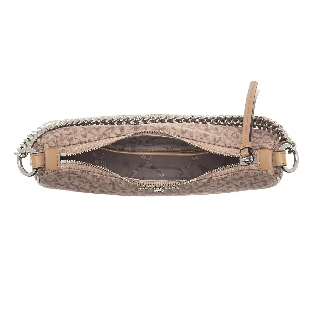 MICHAEL Michael Kors Jet Set Charm Medium Convetible Pouchette Xbody Camel Hobo Bag – Bild 6