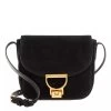 Coccinelle Arlettis Suede Noir Crossbody Bag