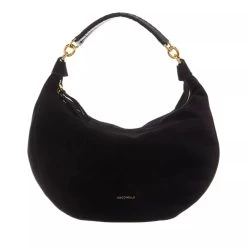 Coccinelle Maelody Suede Noir/Noir Hobo Bag