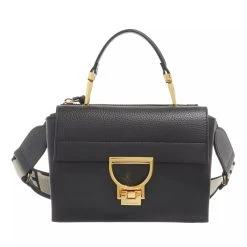 Coccinelle Arlettis Signature Noir Satchel