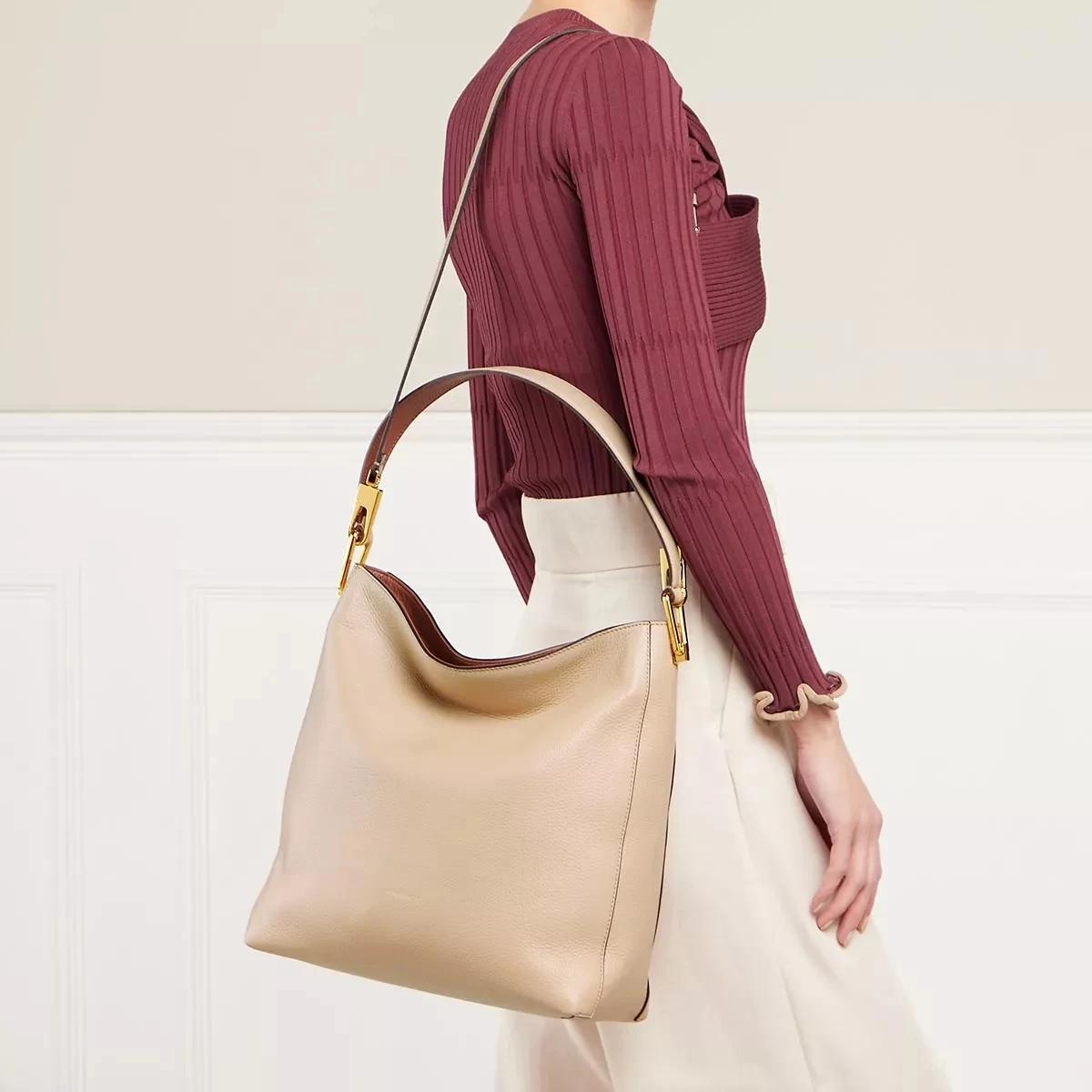 Coccinelle Liya Toasted/Brule Hobo Bag – Bild 3