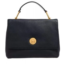 Coccinelle Liya Midnight/Noir Satchel