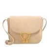 Coccinelle Arlettis Suede Toasted Crossbody Bag