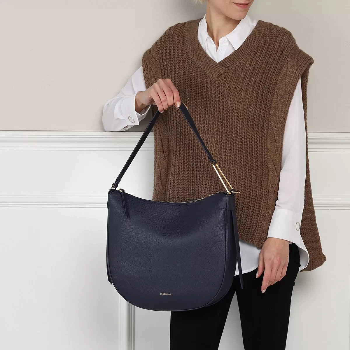 Coccinelle Priscilla Midnight Blue Hobo Bag – Bild 2