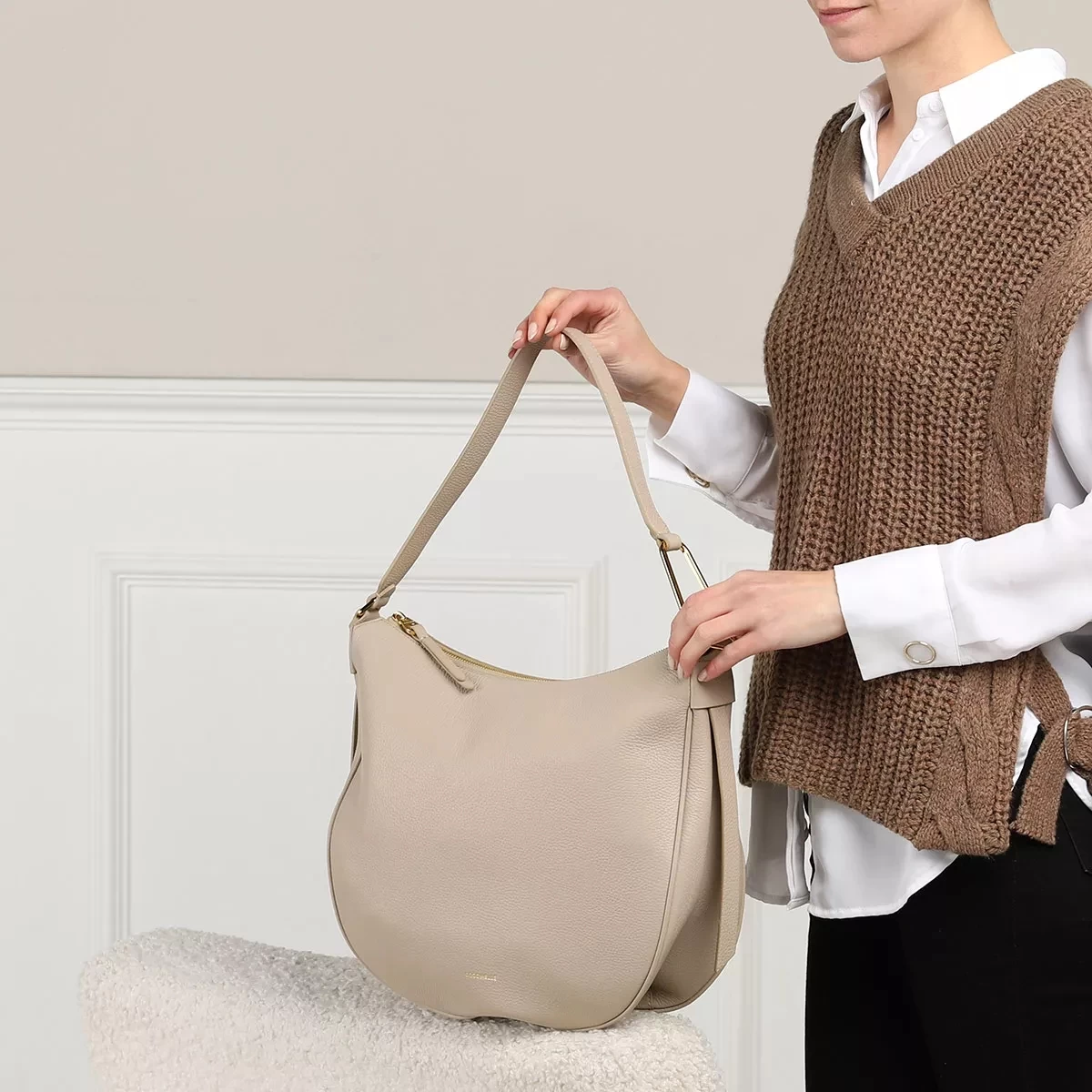 Coccinelle Priscilla Powder Pink Hobo Bag – Bild 2