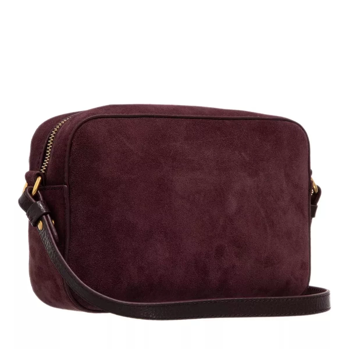 Coccinelle Beat Suede Cola Crossbody Bag – Bild 3