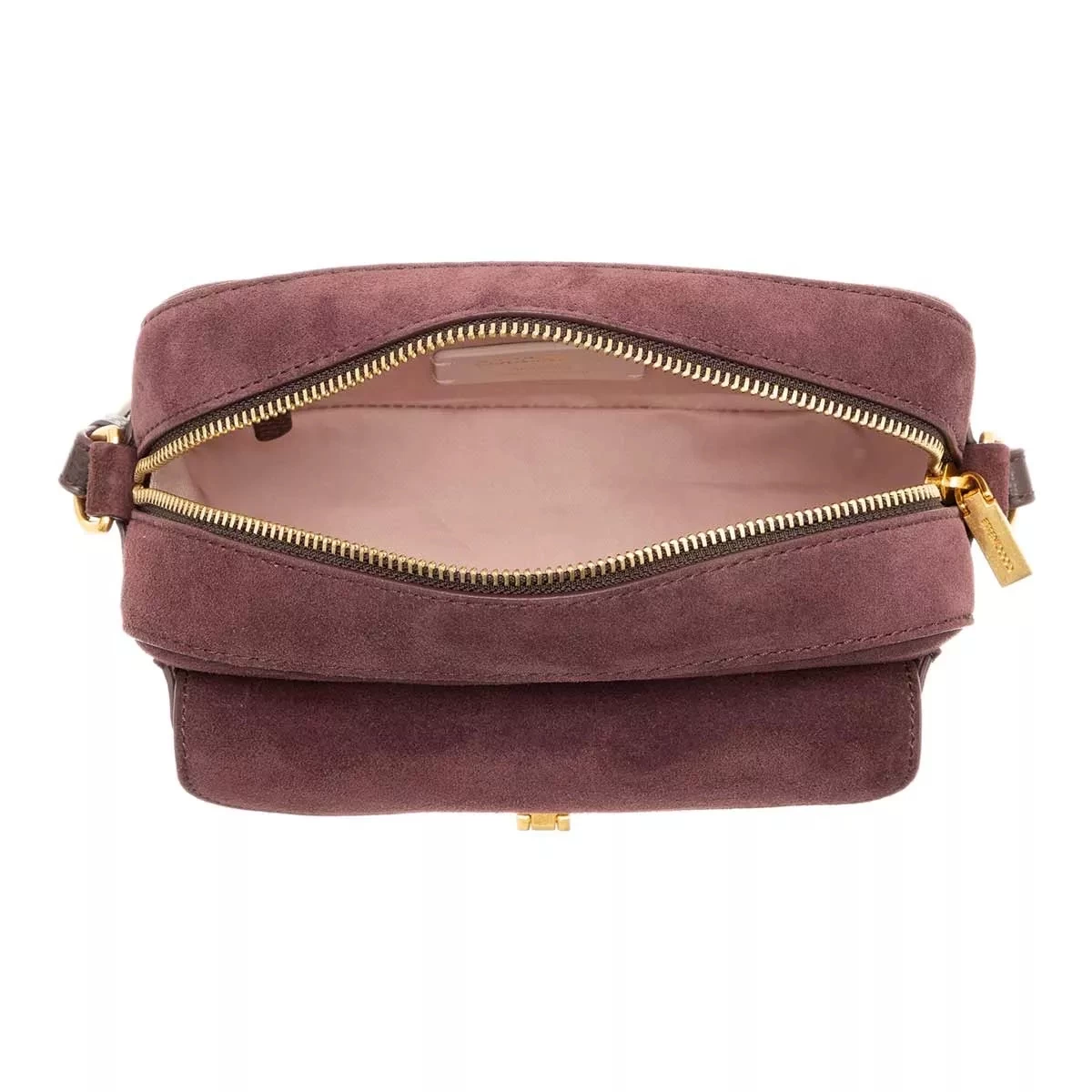 Coccinelle Beat Suede Cola Crossbody Bag – Bild 5