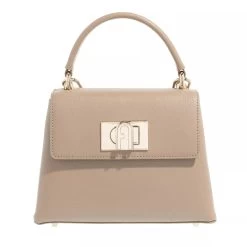 Furla 1927 Mini Top Handle Greige Satchel