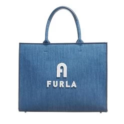 Furla Opportunity L Tote Blu Jay Marshmallow Tote