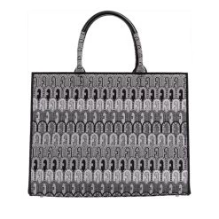 Furla Opportunity L Tote - Tessuto Jacquard Arco E Toni Grigio Tote
