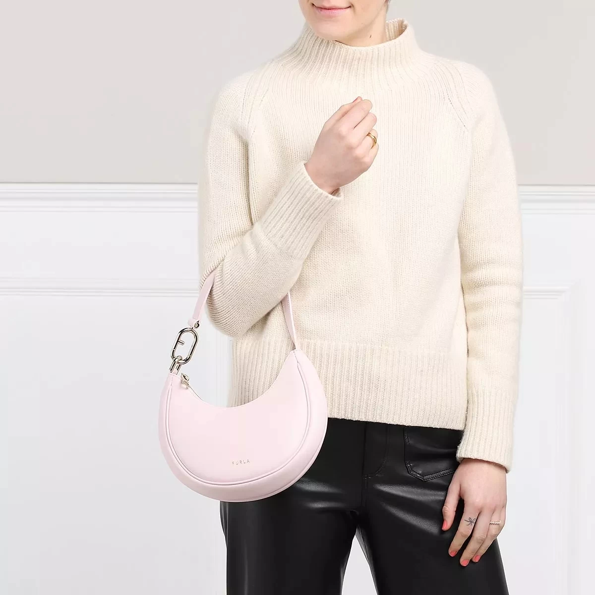 Furla Primavera S Shoulder Bag Quarzo Hobo Bag – Bild 2