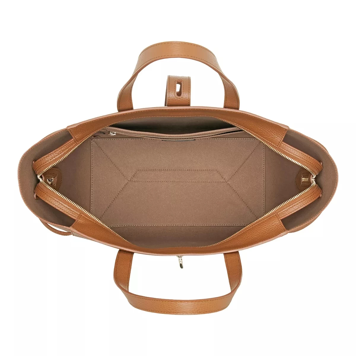 Furla Net M Tote 29 - Vitello St.Eracle Cognac Shopper – Bild 5