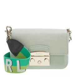 Furla Metropolis Mini C.Body Webbing Strap Felce Volt Wasabi Crossbody Bag
