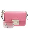 Furla Metropolis Mini C.Body Webbing Strap Blossom Begonias Quarzo Minitasche