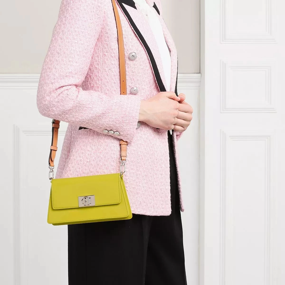 Furla Zoe Mini Shoulder Bag Canary Minitasche – Bild 2