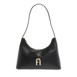 Furla Diamante Mini Shoulder Bag Nero Hobo Bag