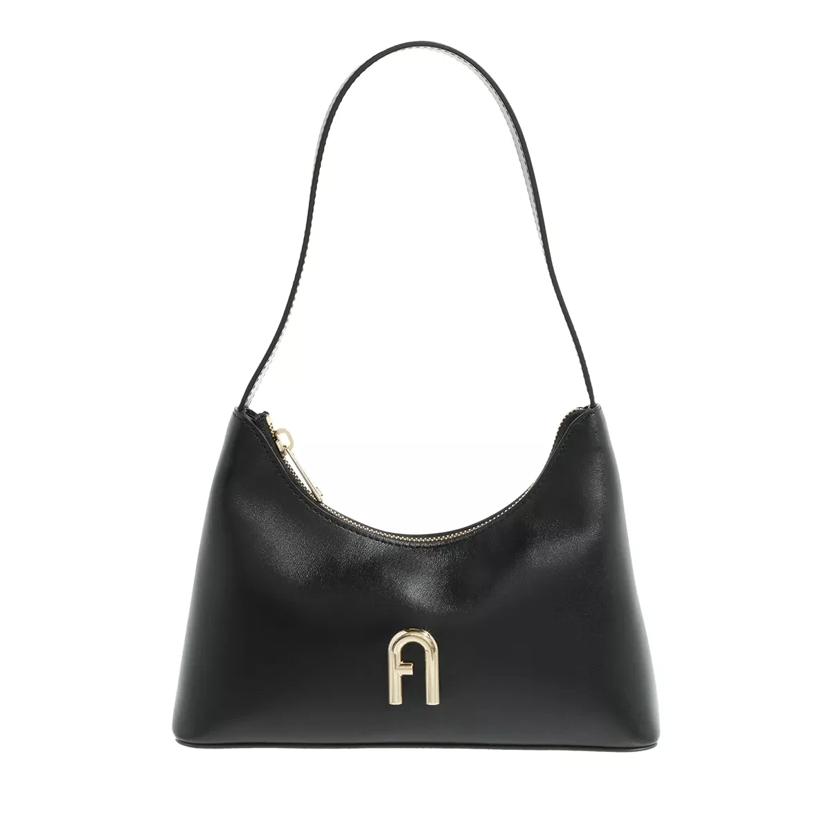 Furla Diamante Mini Shoulder Bag Nero Hobo Bag