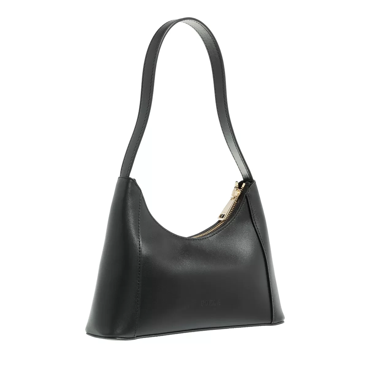 Furla Diamante Mini Shoulder Bag Nero Hobo Bag – Bild 3