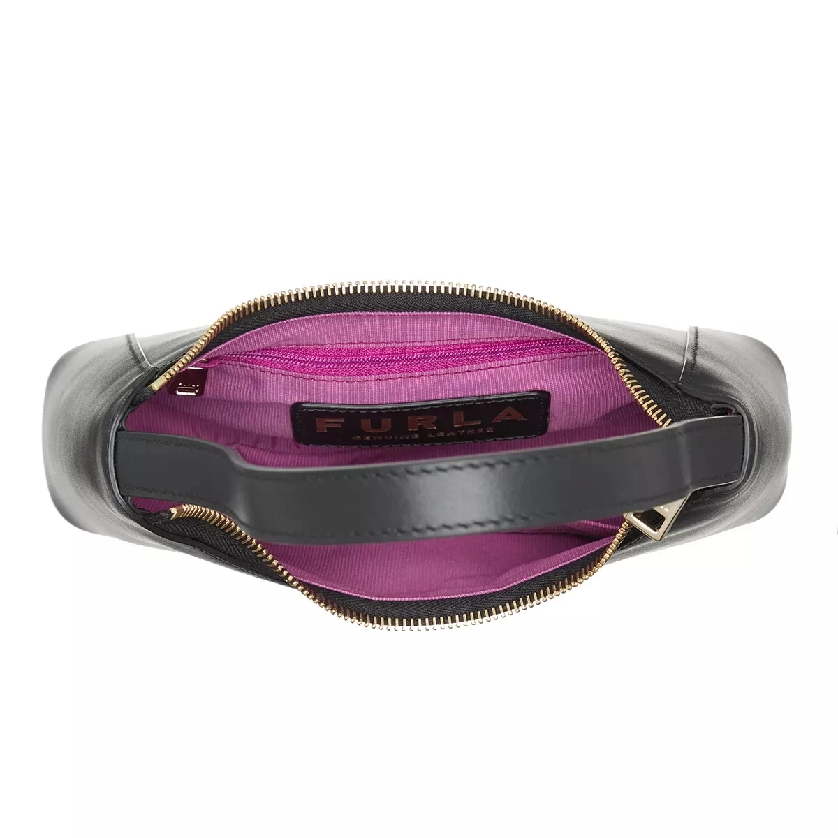 Furla Diamante Mini Shoulder Bag Nero Hobo Bag – Bild 5