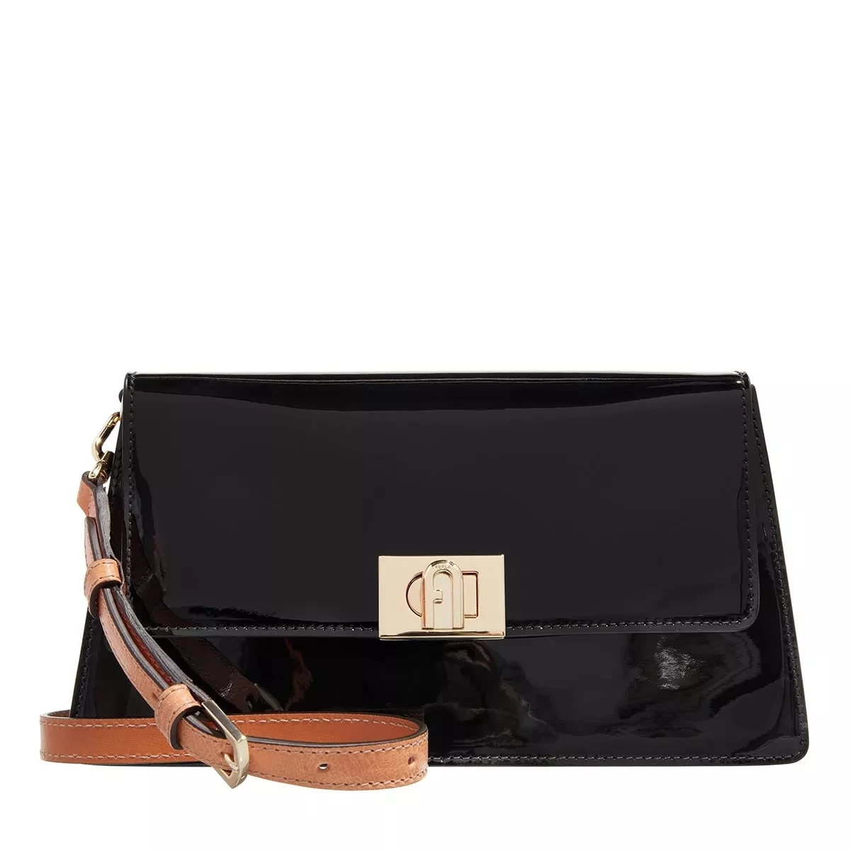 Furla Zoe S Shoulder Bag Nero Satchel