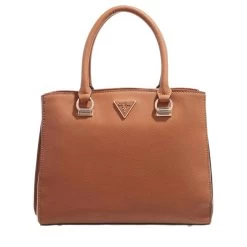 Guess Eco Alexie Girlfriend Satchel Cognac Satchel