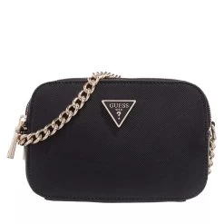 Guess Eco Alexie Crossbody Camera Black Camera Bag