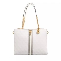 Guess Ginevra Logo Society Tote Stone Logo Shopper